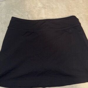 Athleta Black Mini Skater Skirt for Work